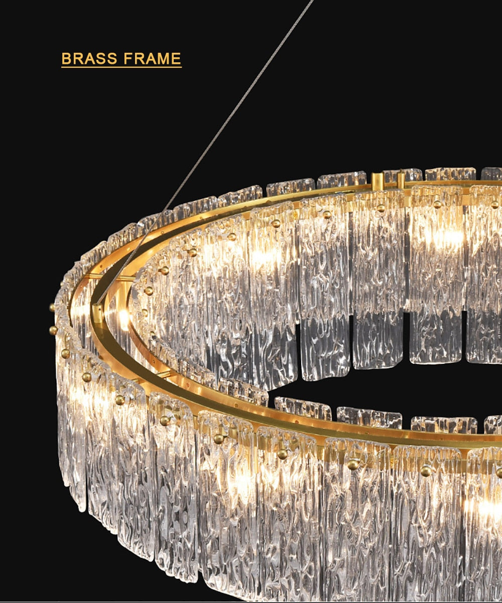 Privet Creative Glass Pendant Lamp