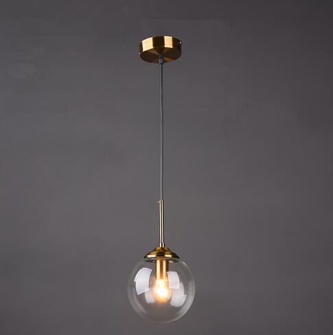 Eira Glass bubble chandelier Kitchen Island light