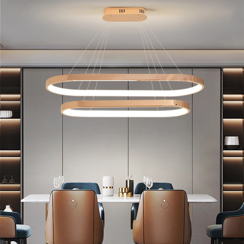 Ylk Rose Gold Pendant Light Fixture