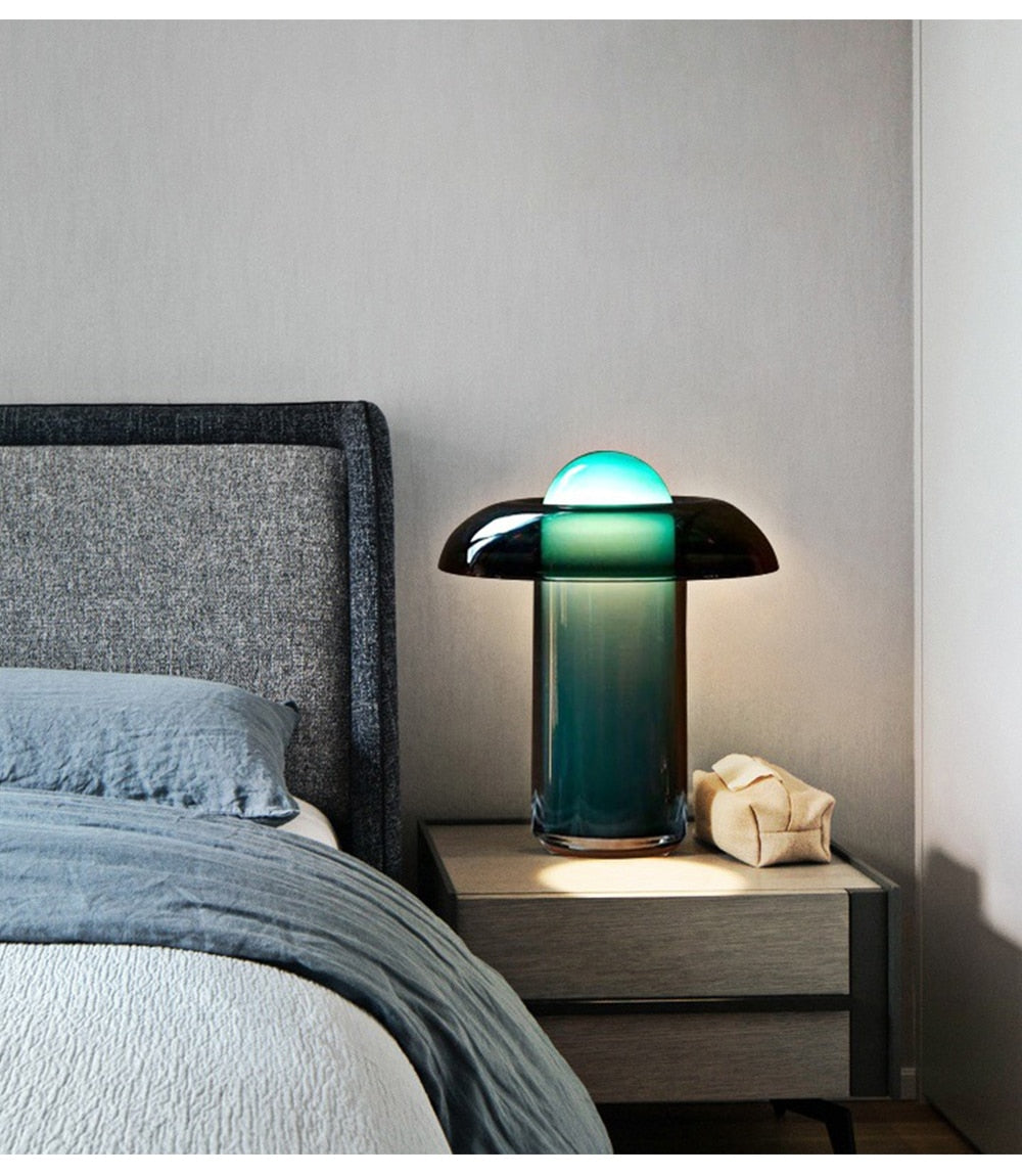 Mak 7-Style Glass Mushroom Lamp
