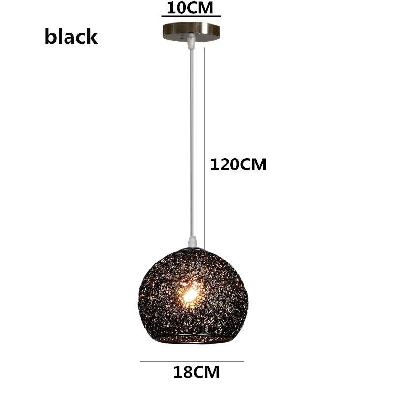 HEN Aerin Spherical Aluminum Wire Pendant Lights Color Macaron Suspension Luminaire