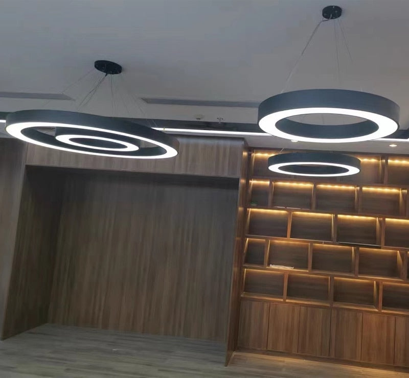 Ylk Bosque Black Ring Chandelier