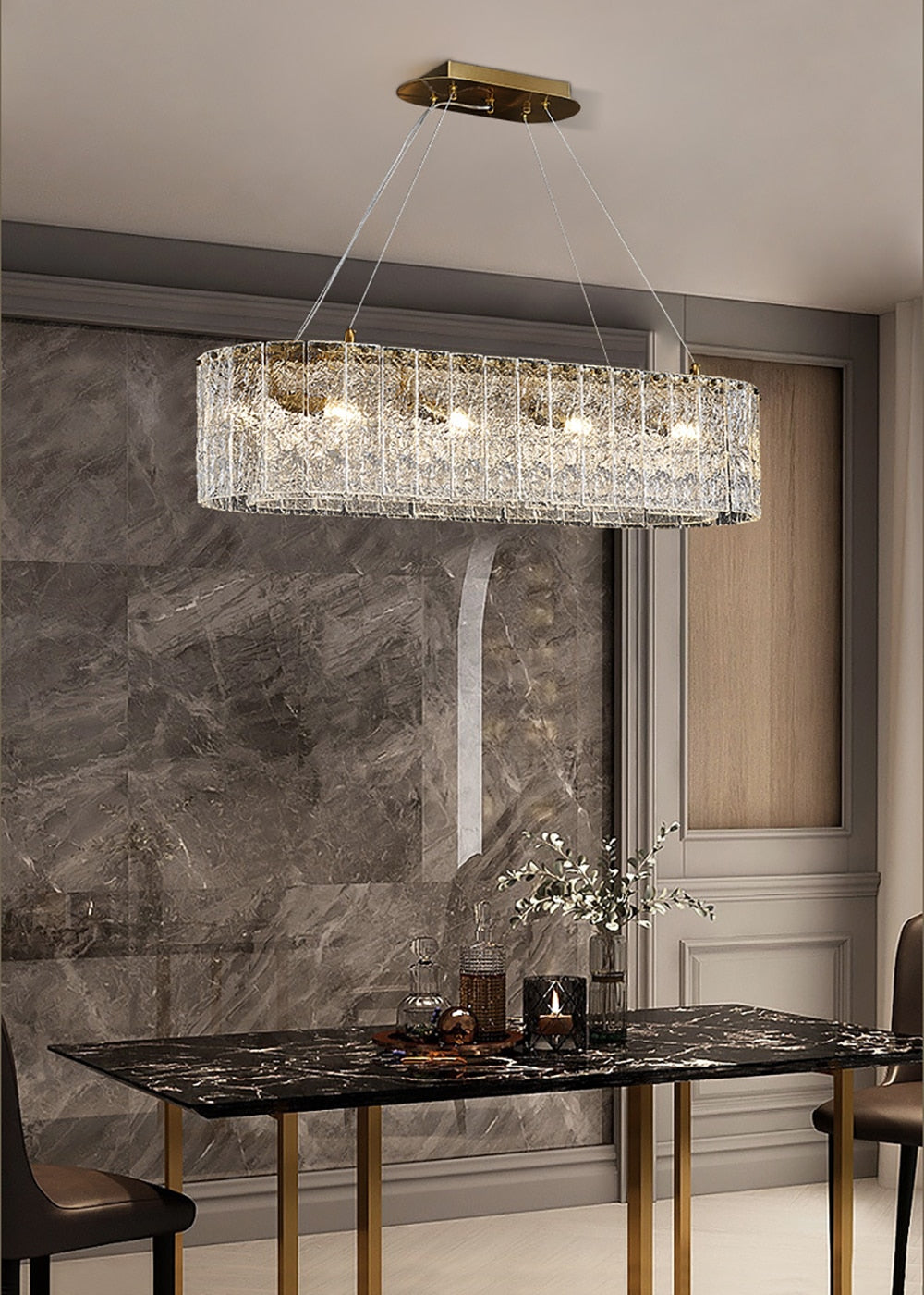 Privet Creative Glass Pendant Lamp