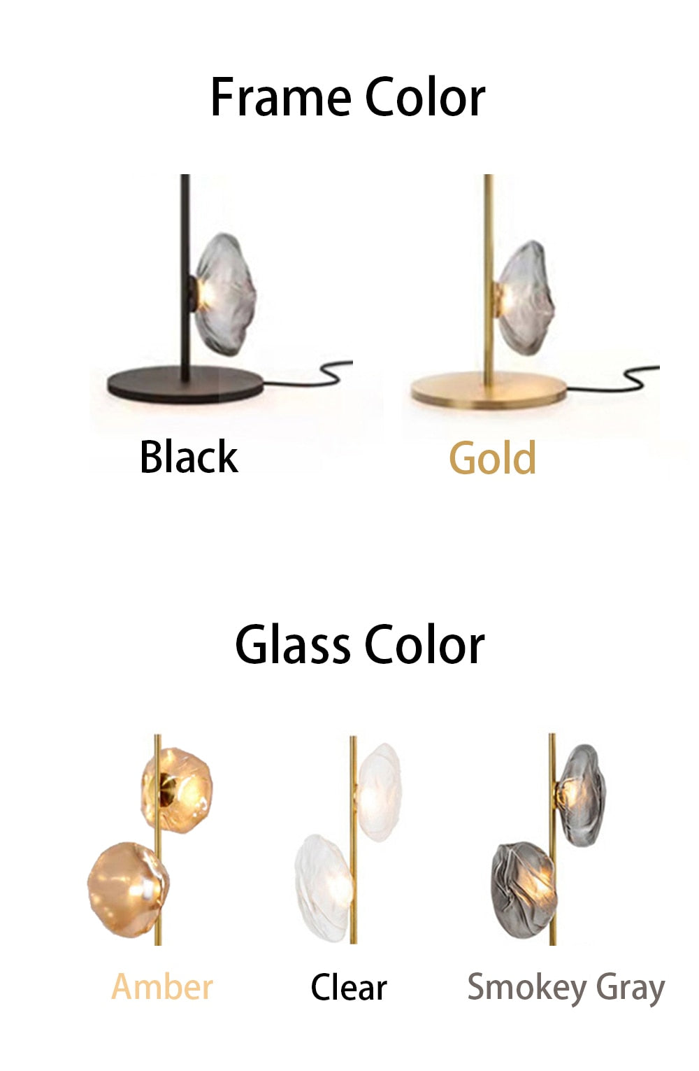 MAK Table/Floor/Stand Cloud Artistic Floor Lamps Glass LED Lighting Gray Nightlight