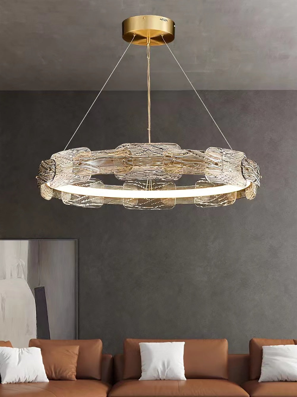 Olga Rounded Crystal Chandelier