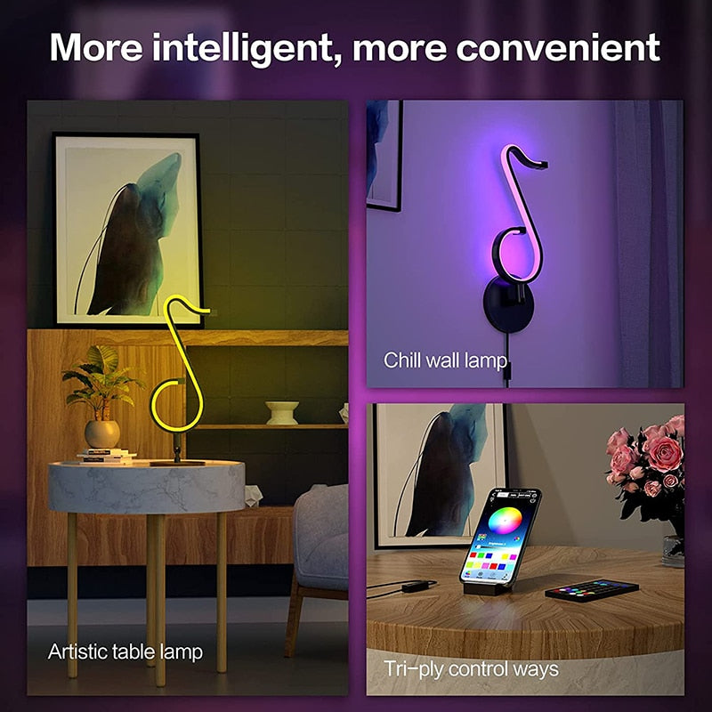 PQ Music Note RGB Light