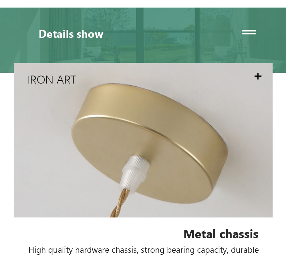 Wad Nordic Glass Pendant Light