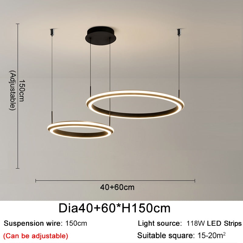 Ylk Ring Luxury LED Chandelier
