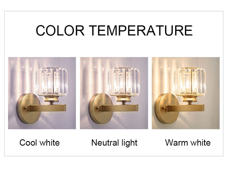 BAN Briony Crystal LED Wall Lamp