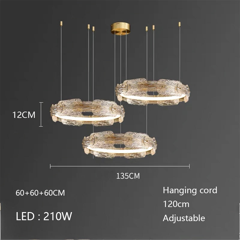 Olga Rounded Crystal Chandelier
