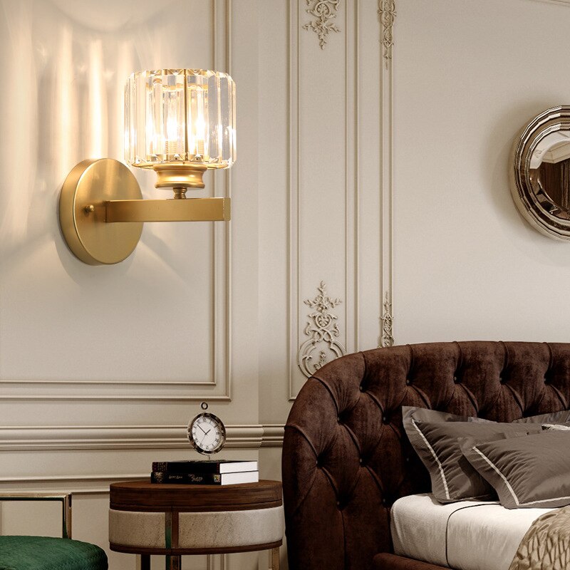 BAN Briony Crystal LED Wall Lamp