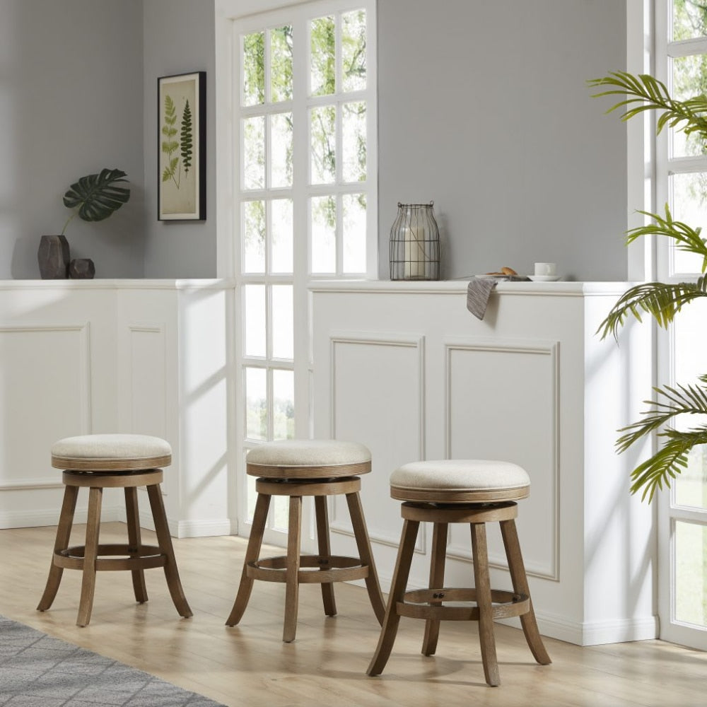 Sylvi - Bar Stool Backless Swivel Counter Stool