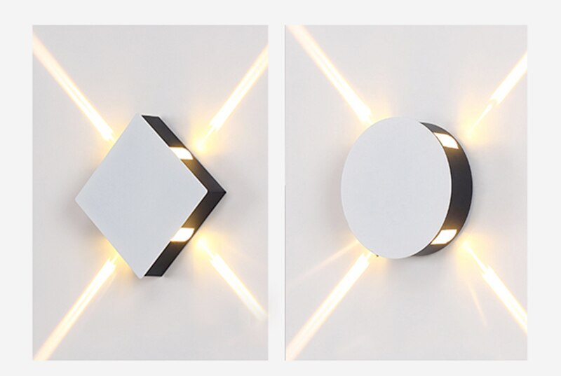 Won Outdoor Waterproof Crossing Sconces