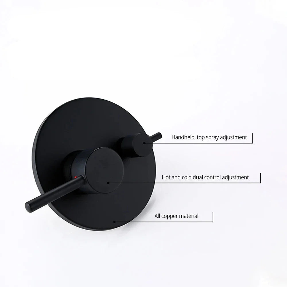 Sanna Stylish Wall Shower Set