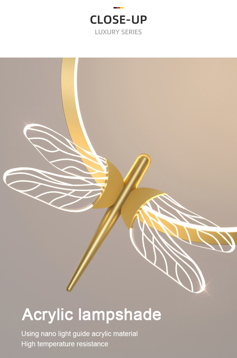 Lyf Dragonfly Pendant Light