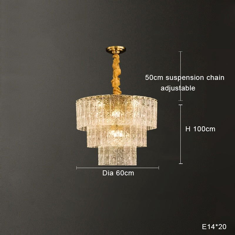 Privet Creative Glass Pendant Lamp