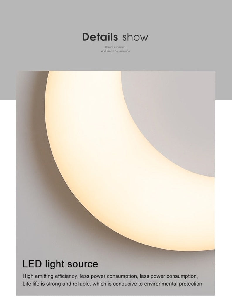 LYF The Half Moon LED Nordic Wall/Ceiling Light