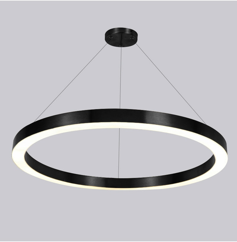 Ylk Bosque Black Ring Chandelier