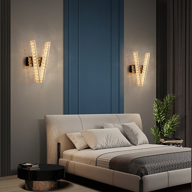 Ylk V Crystal Wall Sconce
