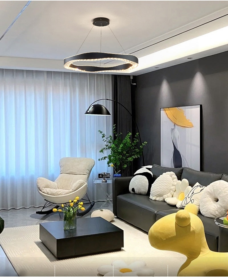 Ylk Modern Crystal Chandelier Fixture