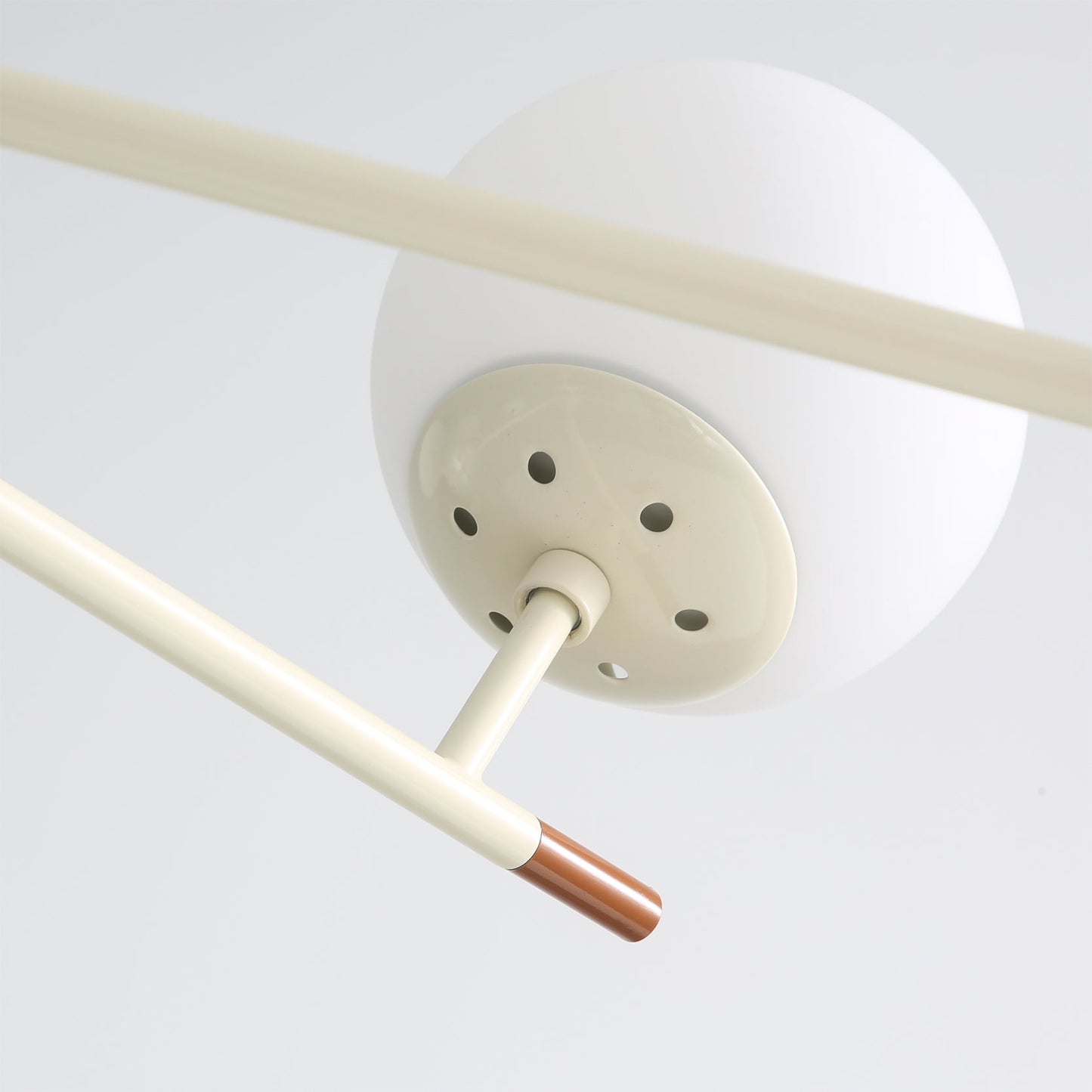 Spherical Beam Chandelier