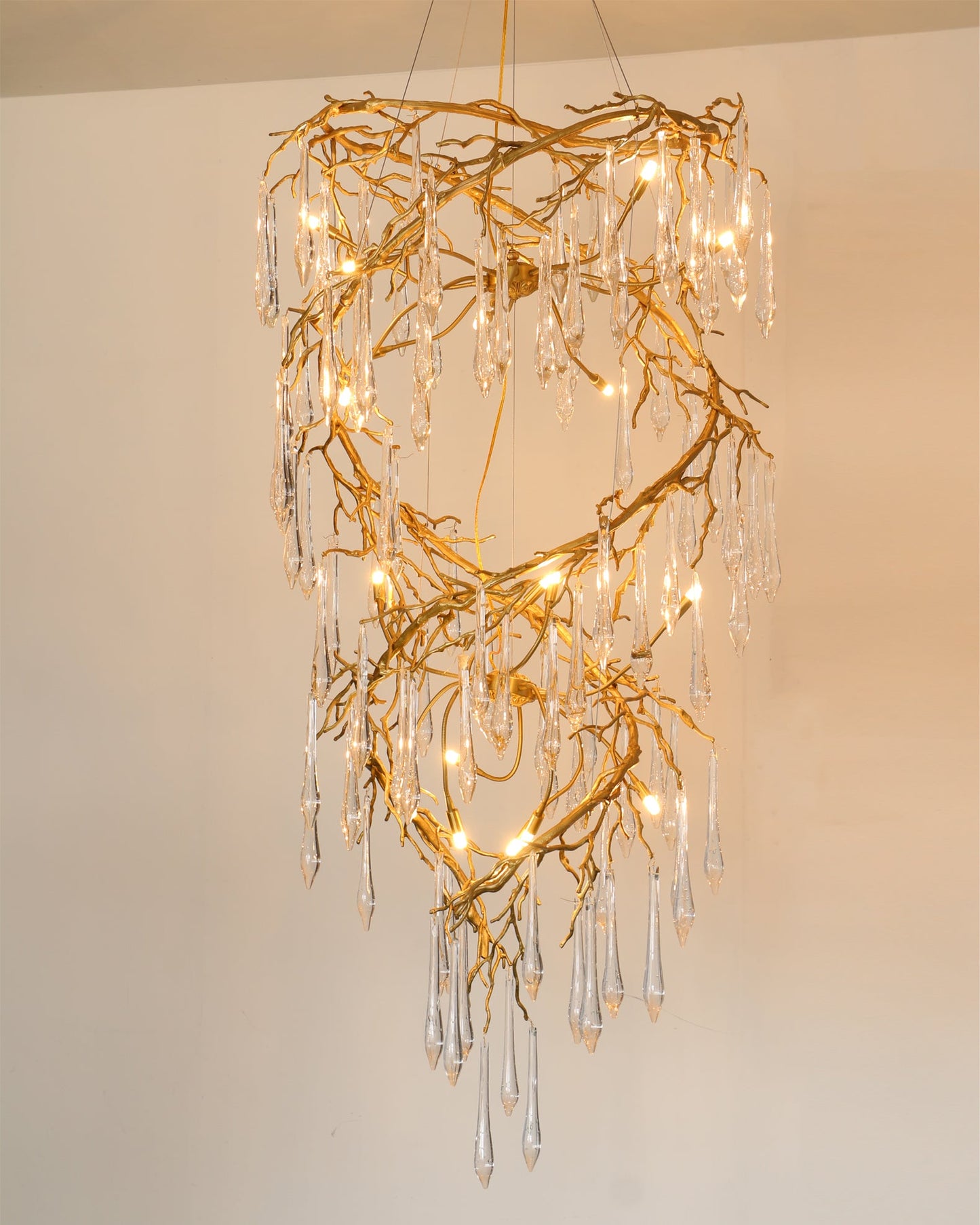 Spiral Branches Chandelier