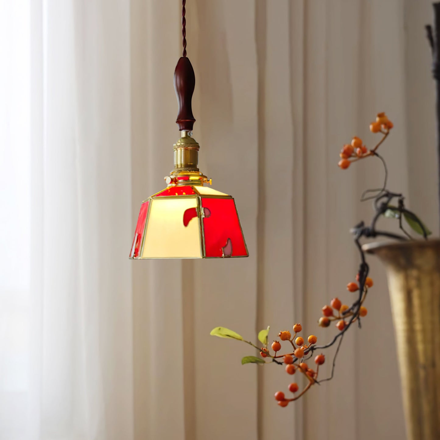 Stained Glass Pendant Lamp