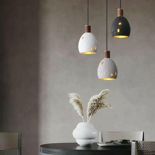 Stone - Vintage American Country Resin Pendant Lamp