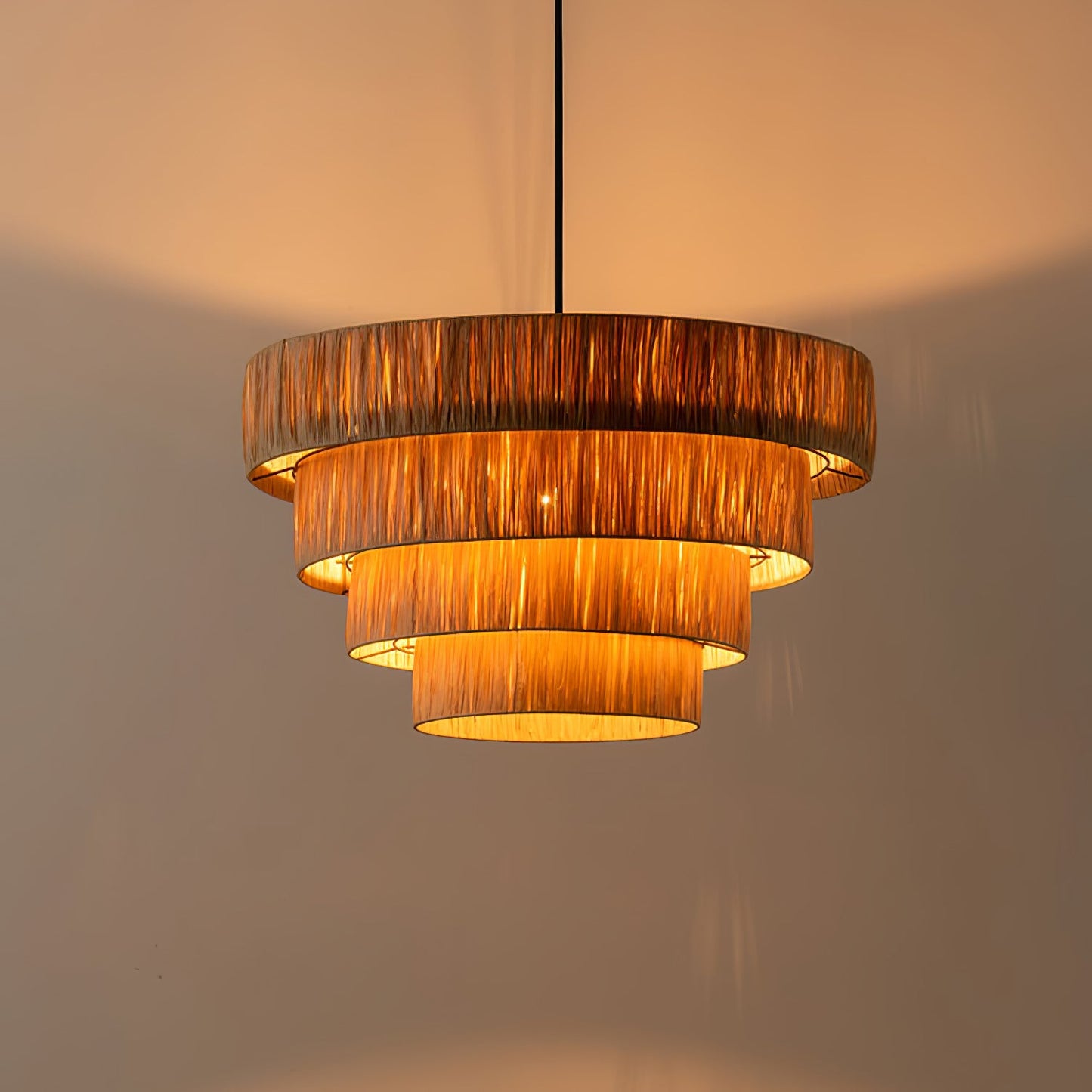 Straw Art Pendant Light