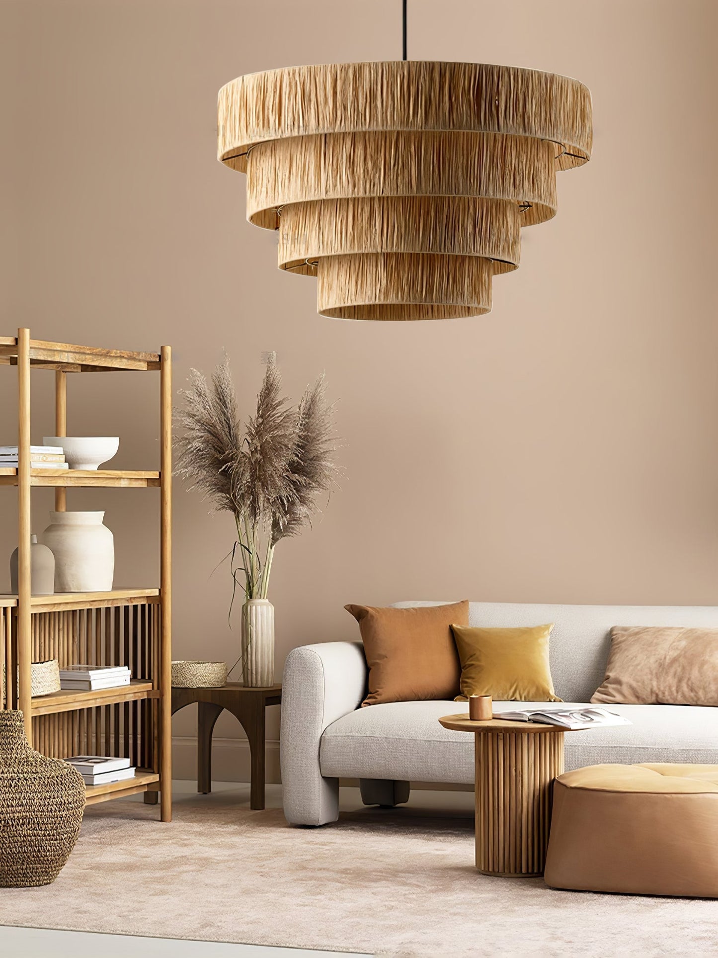 Straw Art Pendant Light