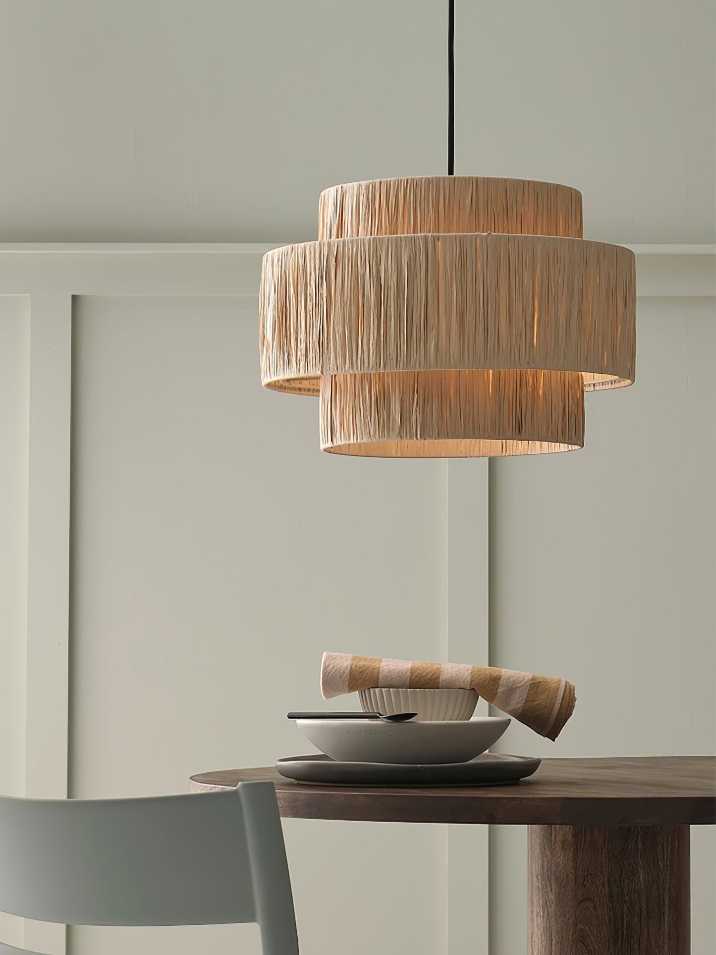 Straw Art Pendant Light