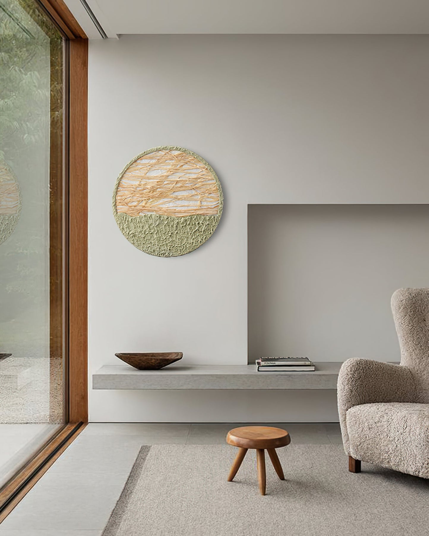 Straw Green Wall Lamp