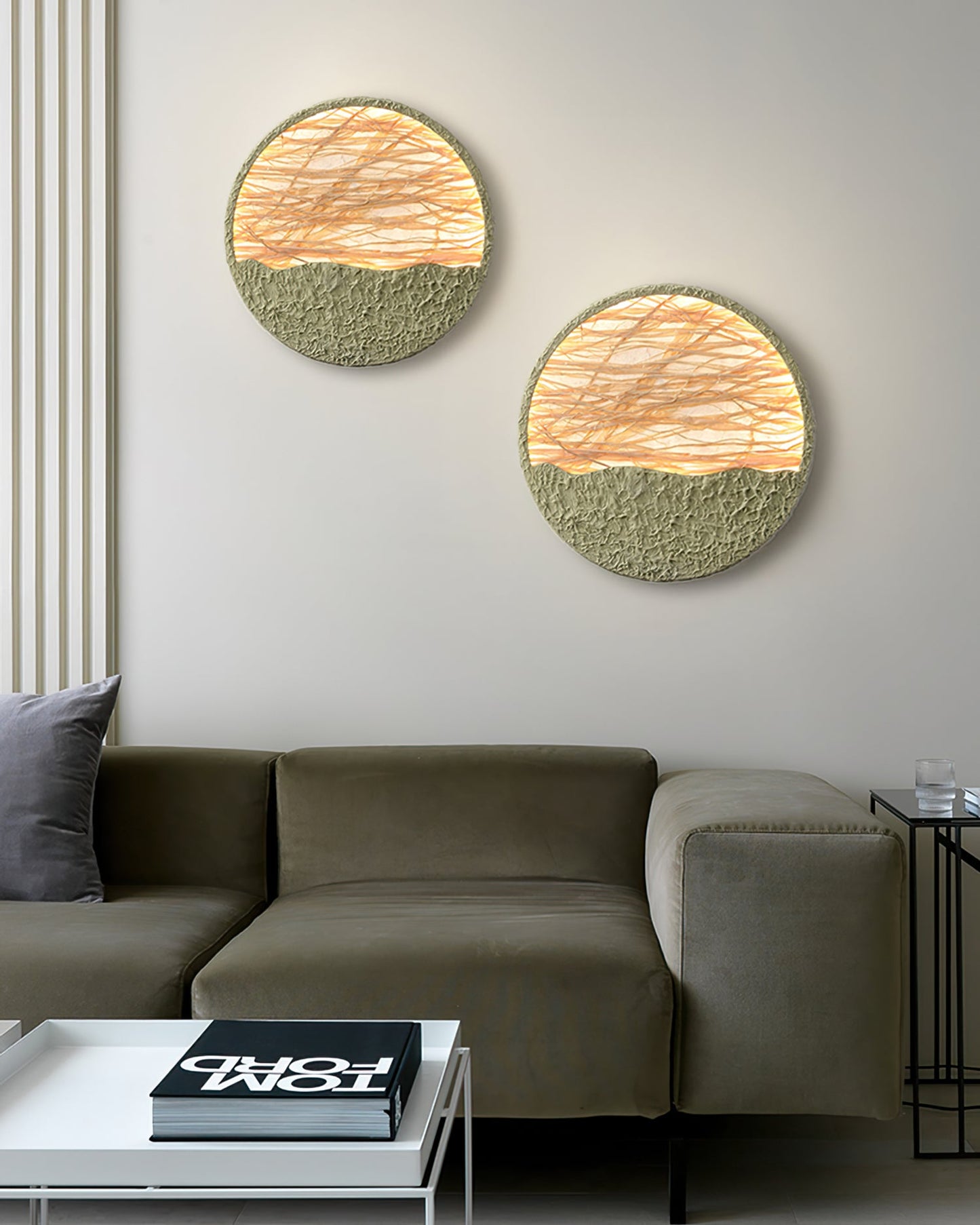 Straw Green Wall Lamp
