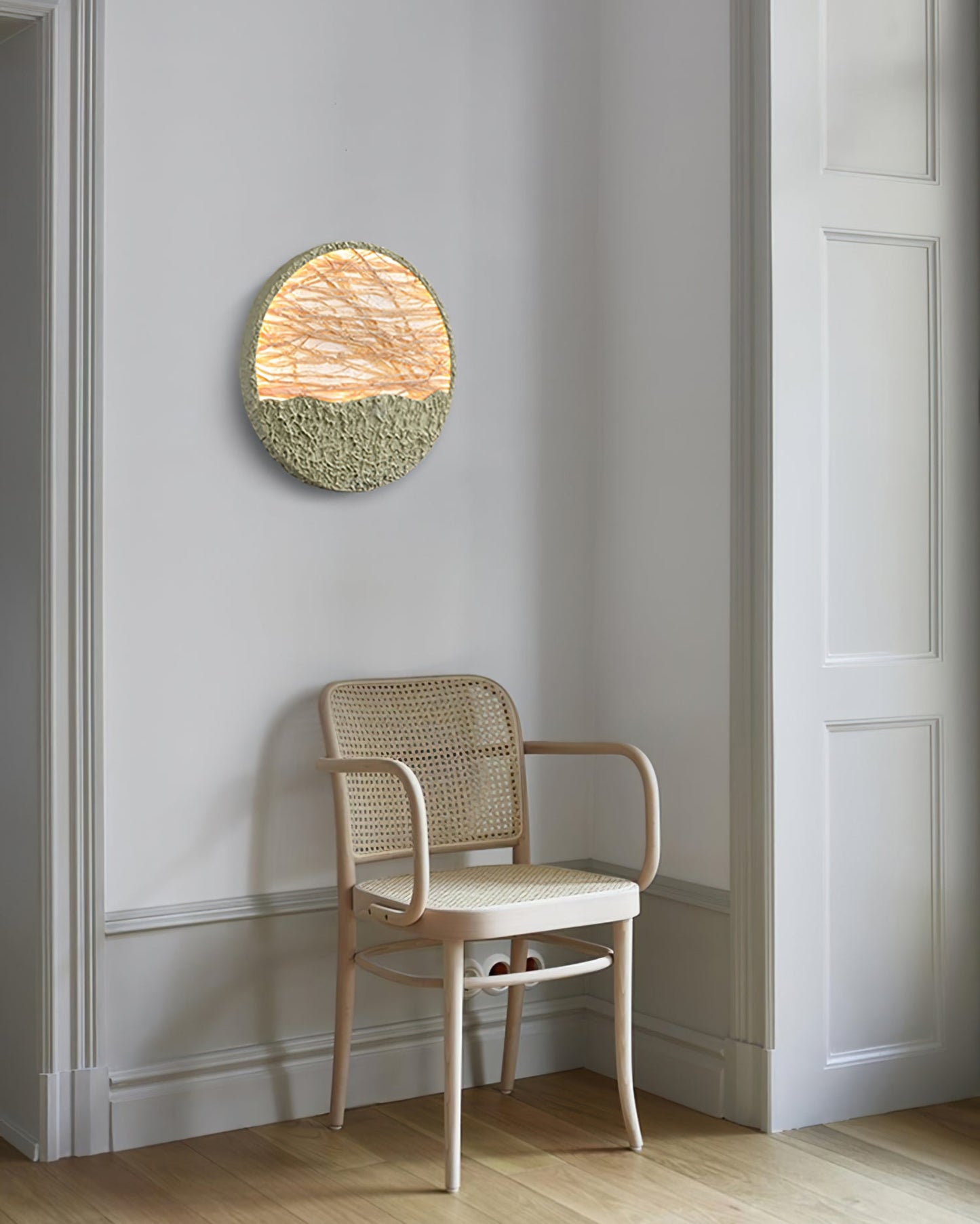 Straw Green Wall Lamp