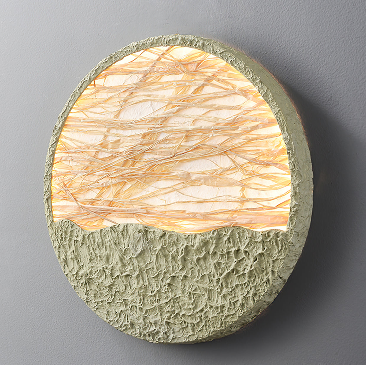 Straw Green Wall Lamp