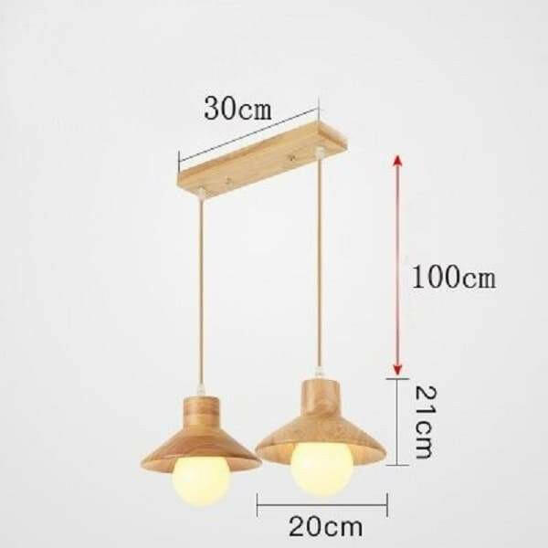 Sud - Wooden Pendant Lamp Nordic Design