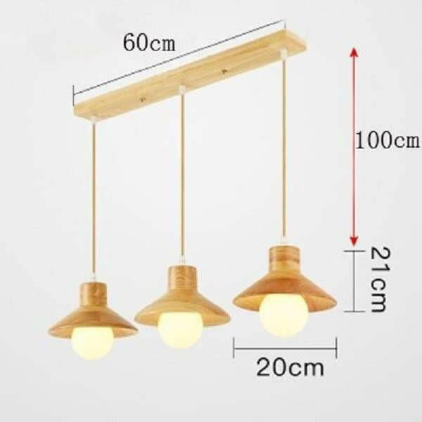 Sud - Wooden Pendant Lamp Nordic Design
