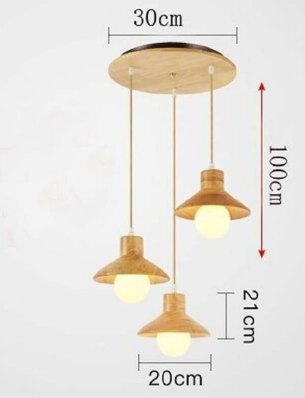 Sud - Wooden Pendant Lamp Nordic Design