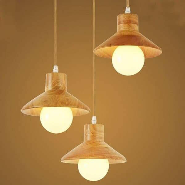 Sud - Wooden Pendant Lamp Nordic Design