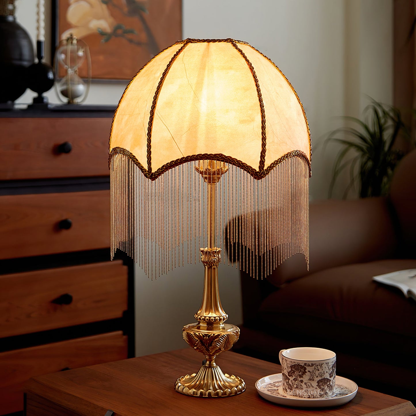 Tassel Bead Table Lamp