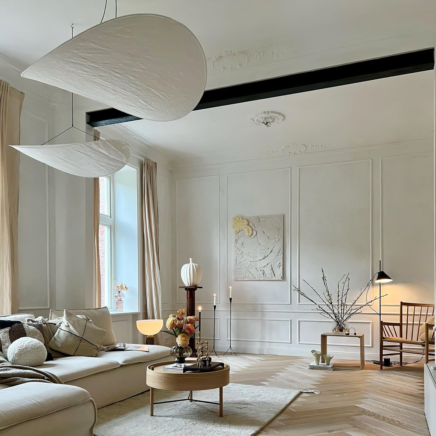 Tense Tyvek Pendant Lamp