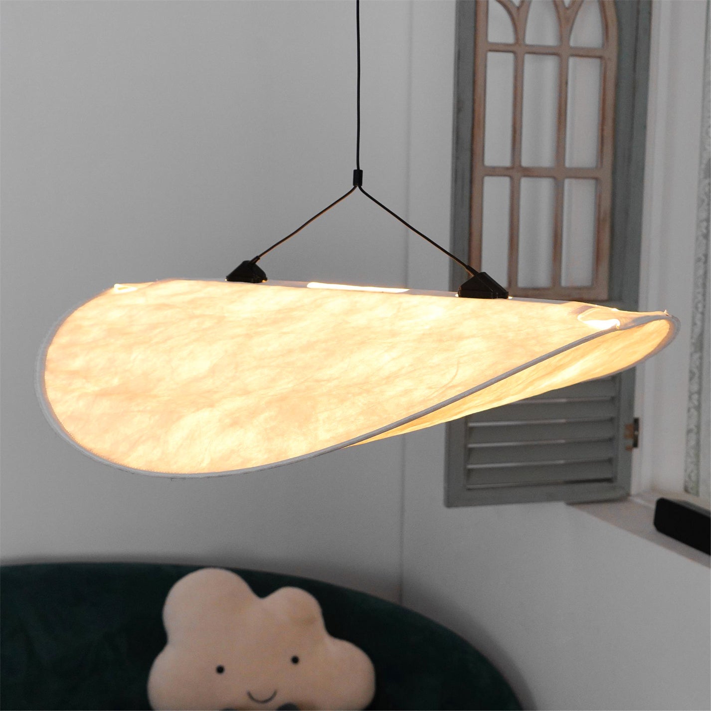 Tense Tyvek Pendant Lamp