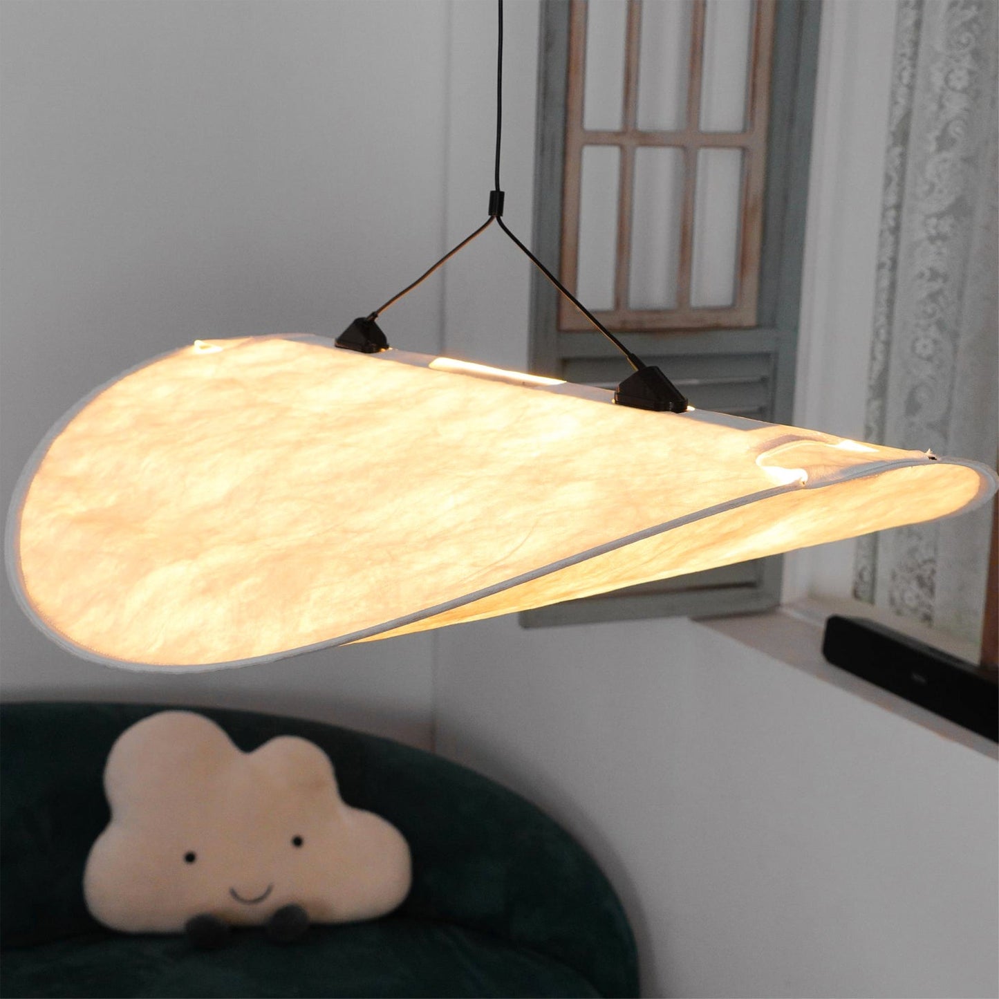 Tense Tyvek Pendant Lamp