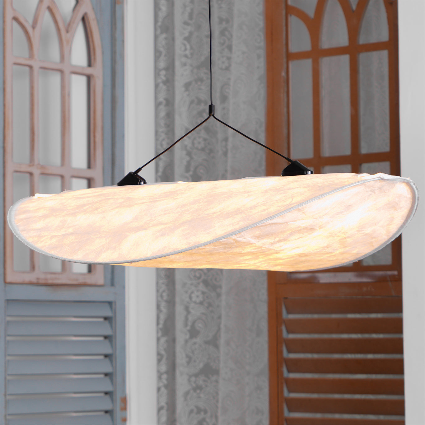 Tense Tyvek Pendant Lamp
