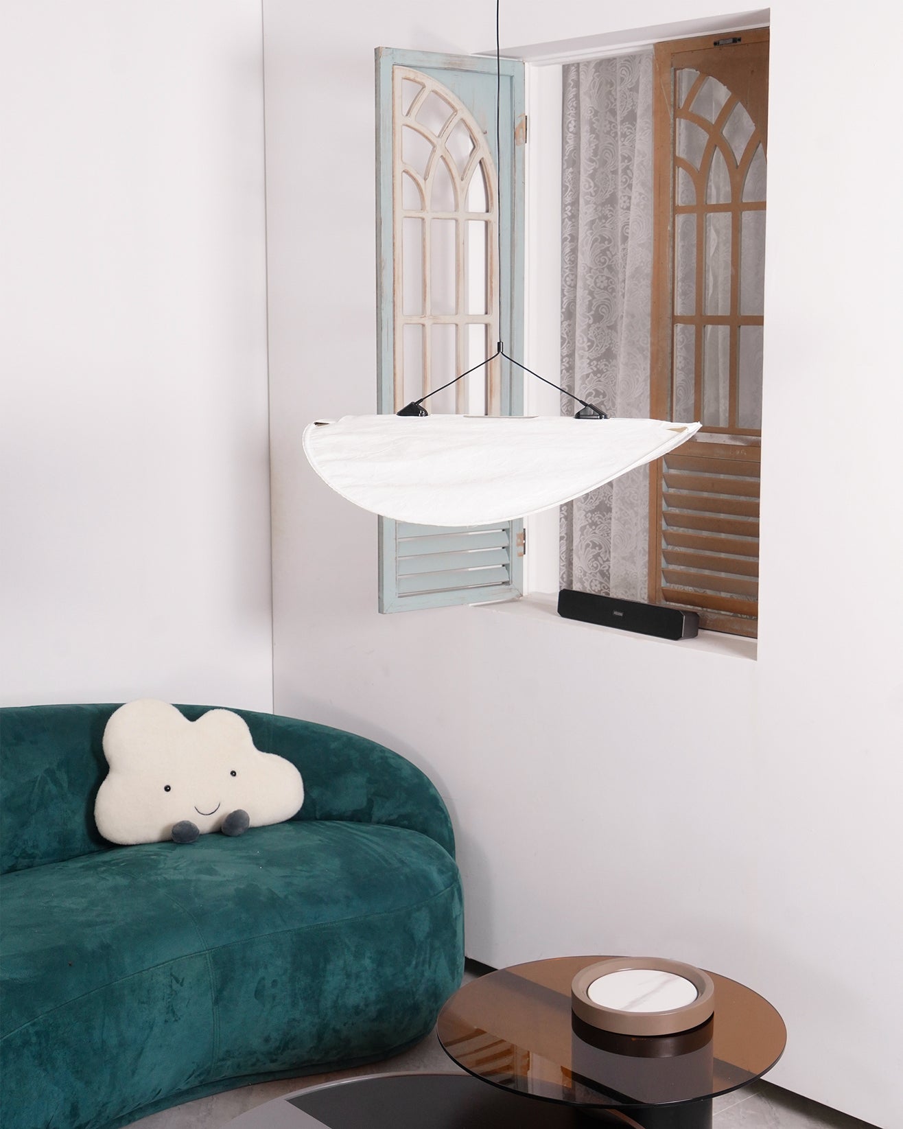 Tense Tyvek Pendant Lamp