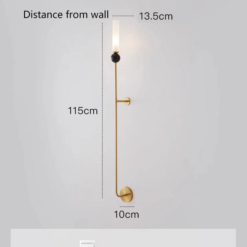 Thurid - Meza Luxury LED Copper Indoor Wall Lamp Corridor/Hallway