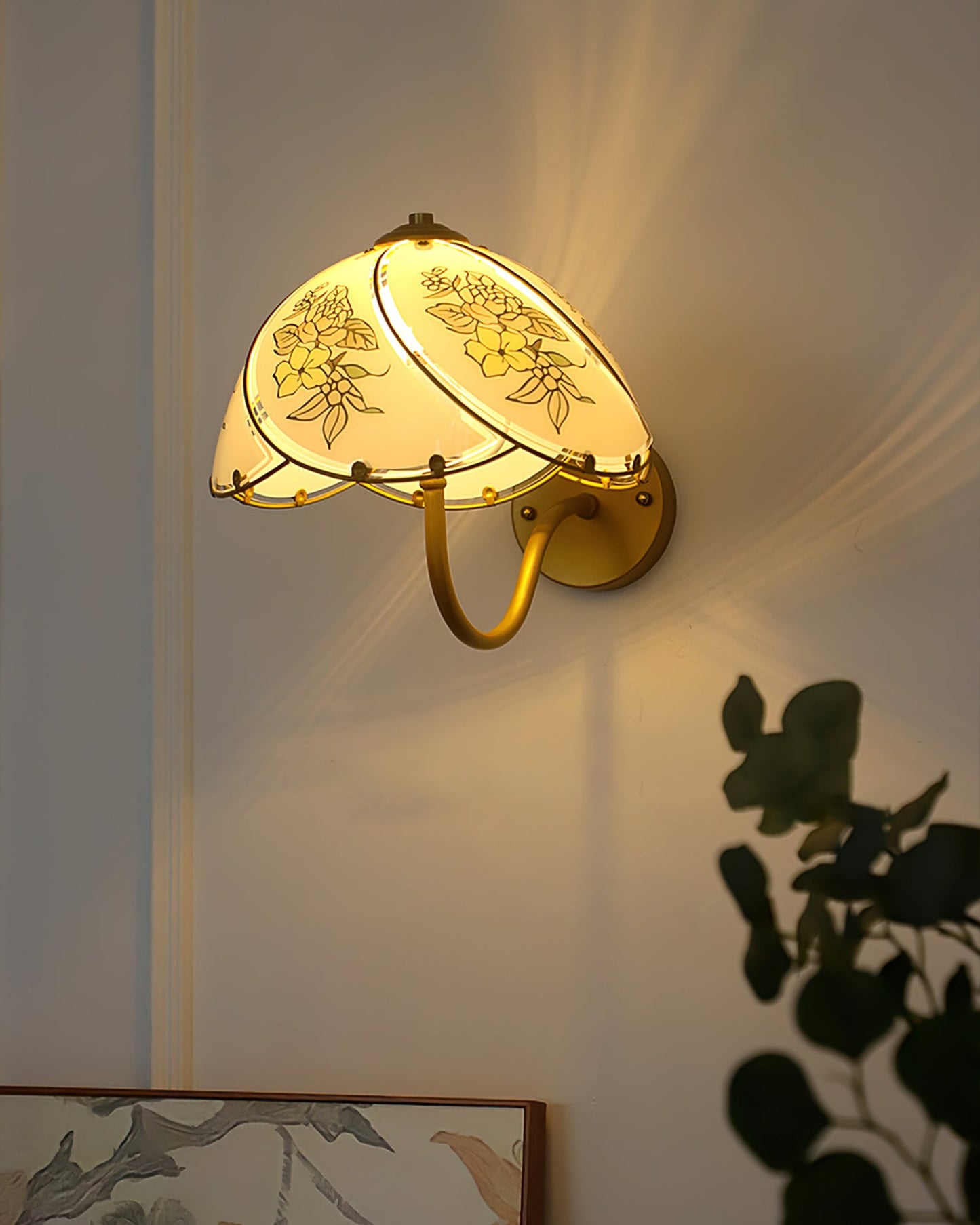 Tiffany Lily Wall Lamp