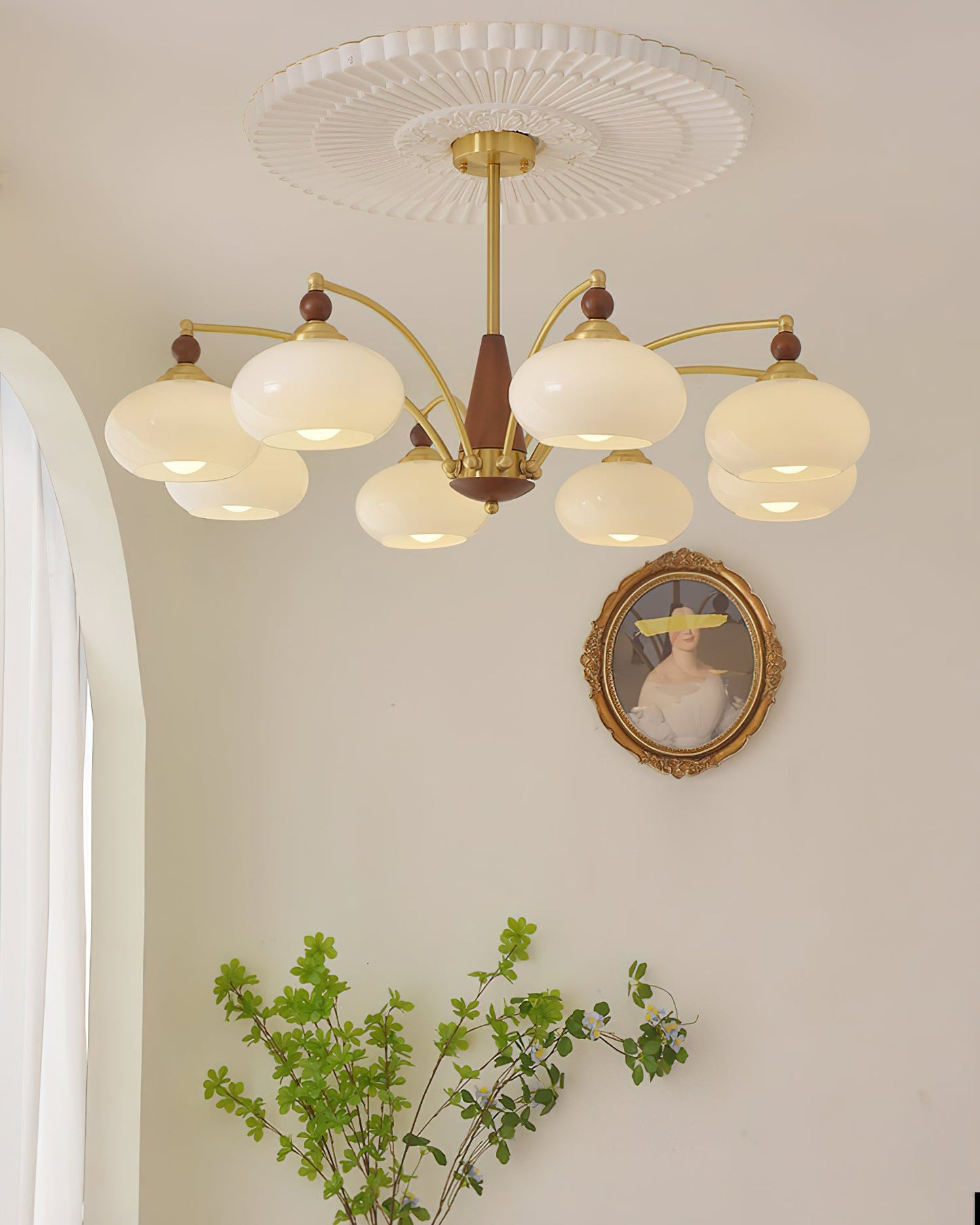 Tillary Wood Chandelier