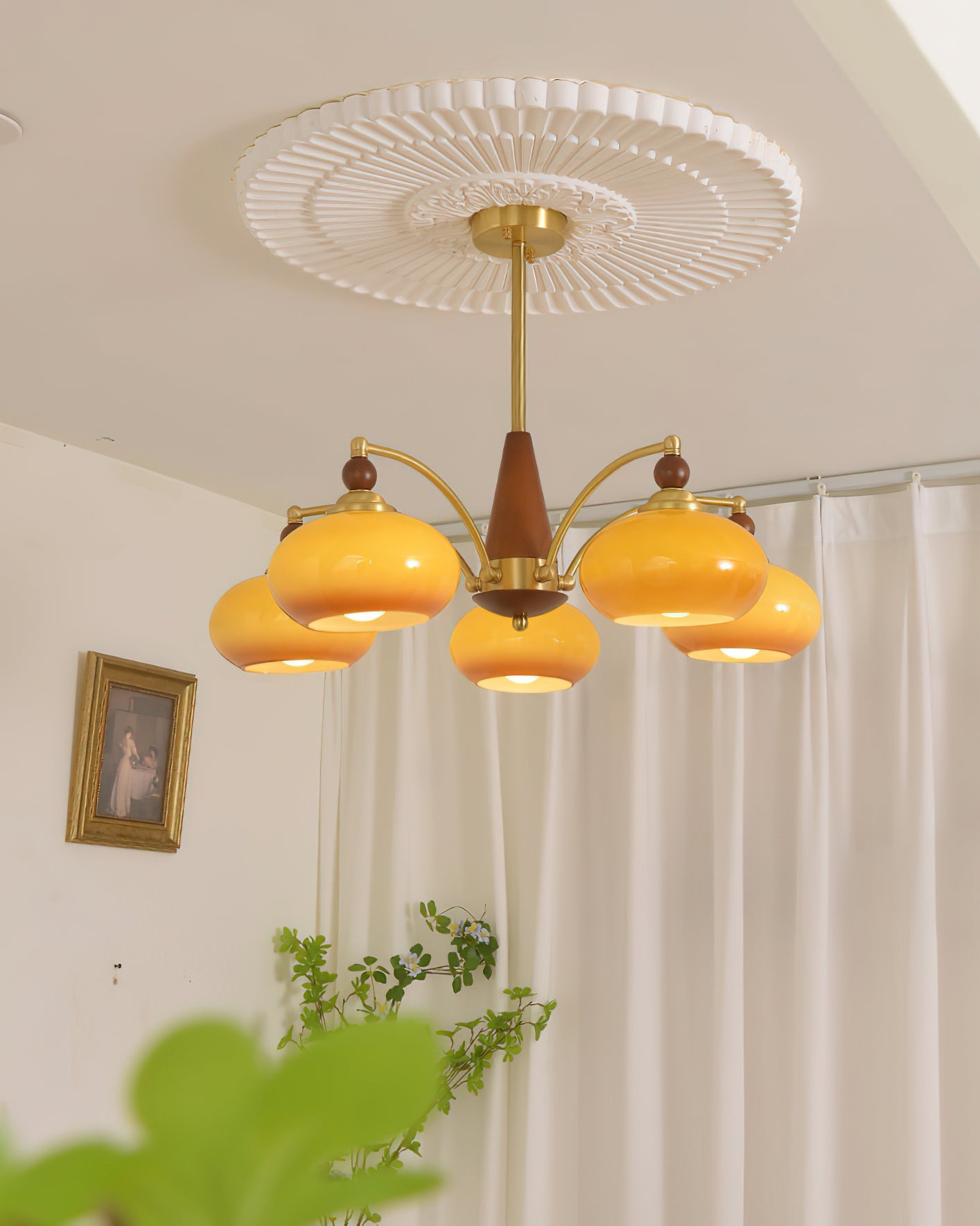 Tillary Wood Chandelier