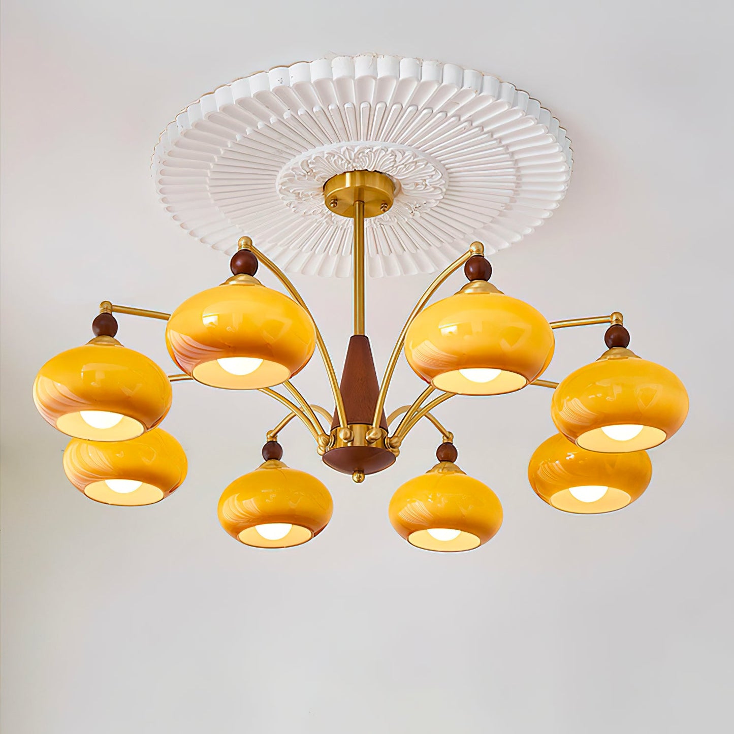 Tillary Wood Chandelier